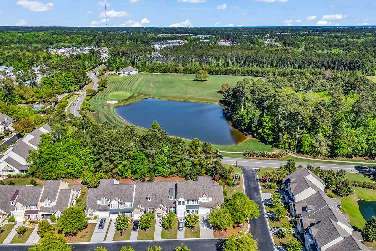 Stay surrounded by the beautiful fairways and lakes of the TPC Myrtle Beach community.