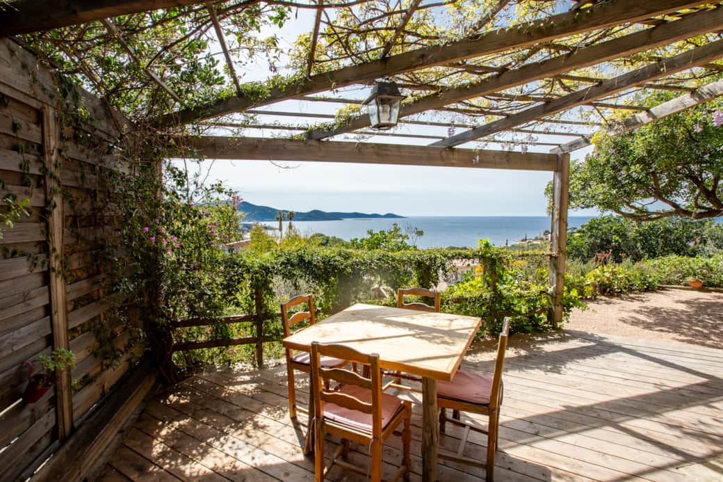 Terrasse vue mer