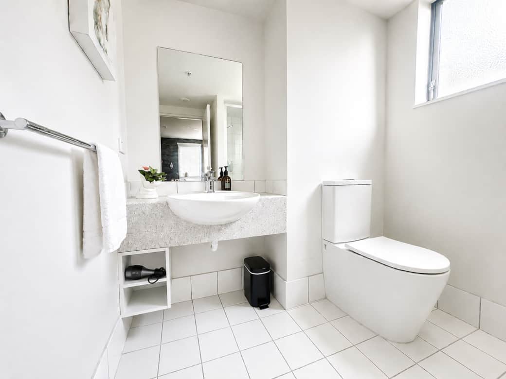 Tiled bathroom