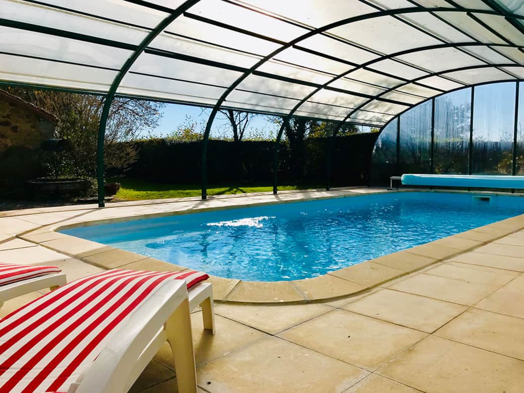La Blatière - outdoor covered pool