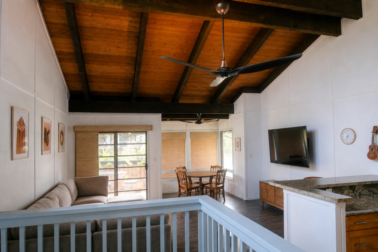 Living area with sectional seating