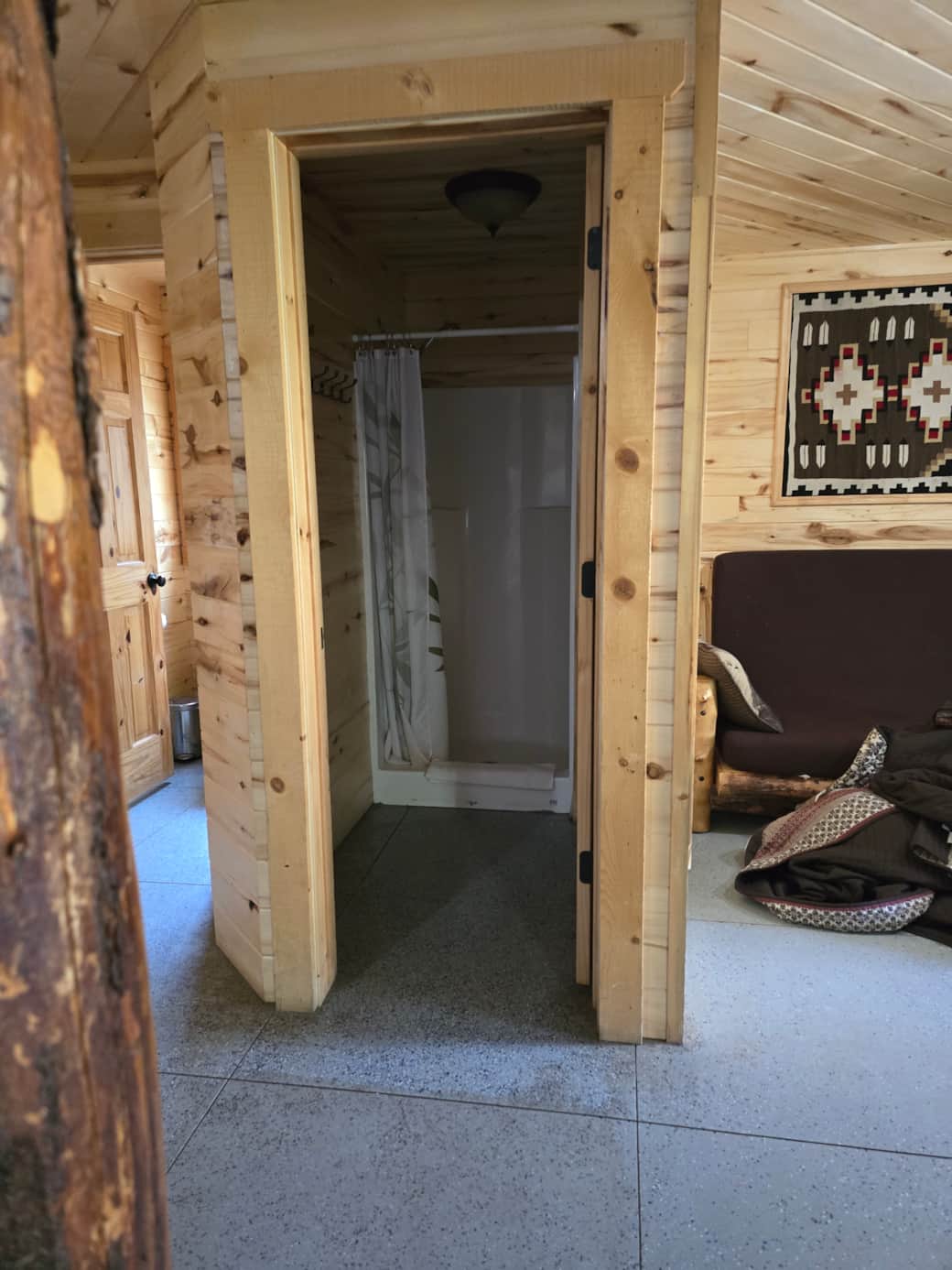 Basement Shower lodge