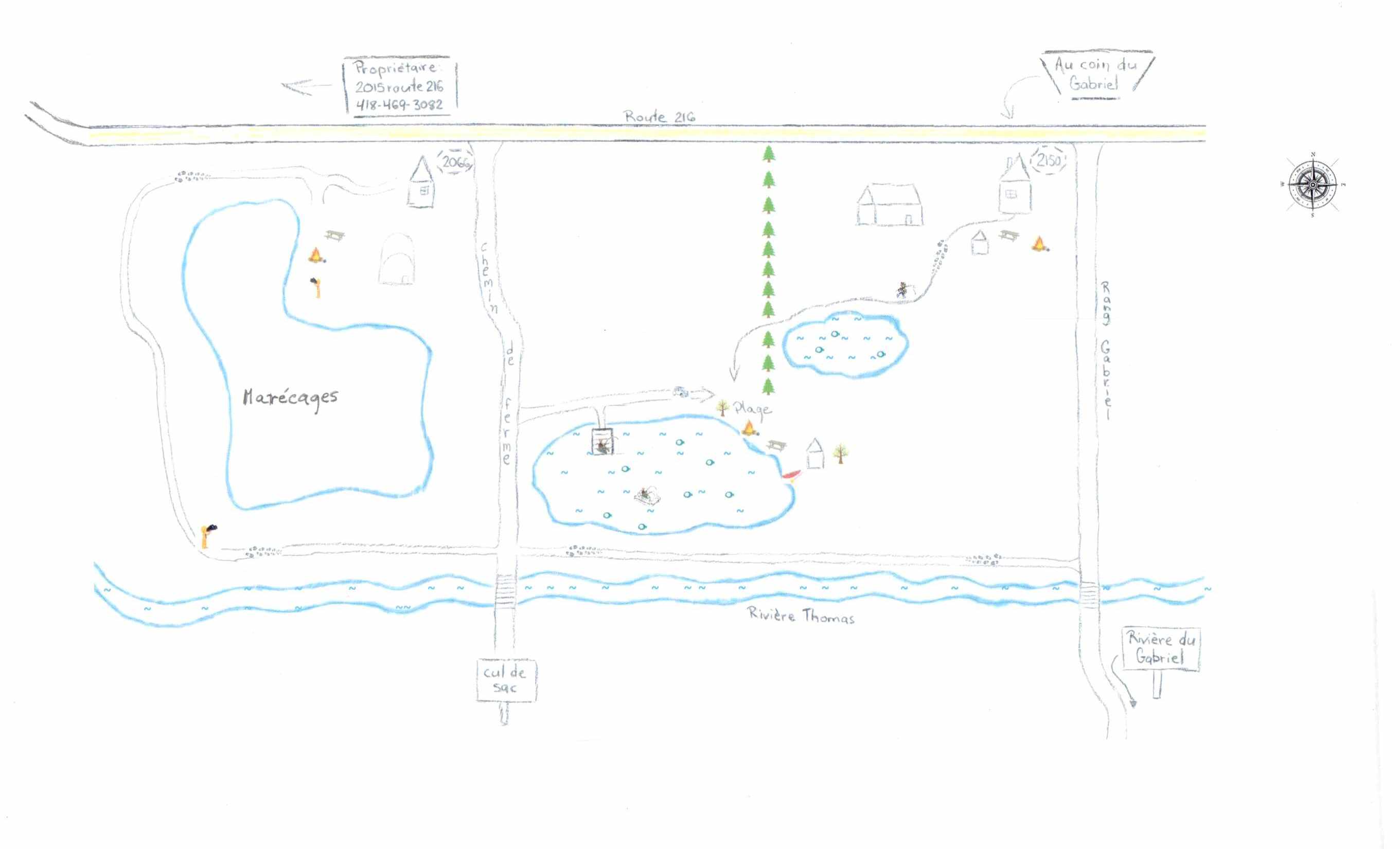 Plan Au coin du Gabriel