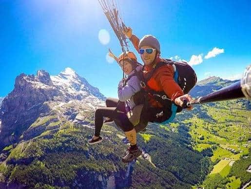 Paragliding above Grindelwald and the Jungfrau Region