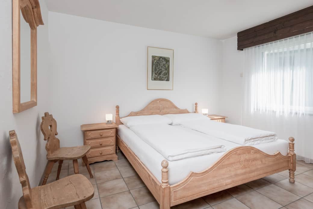 Schlafzimmer mit Doppelbett Schlafzimmer mit Doppelbett