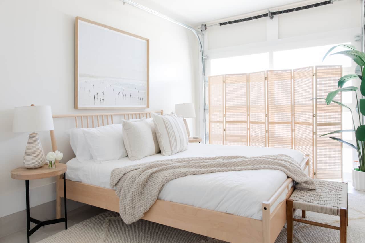 Enjoy the King size bed