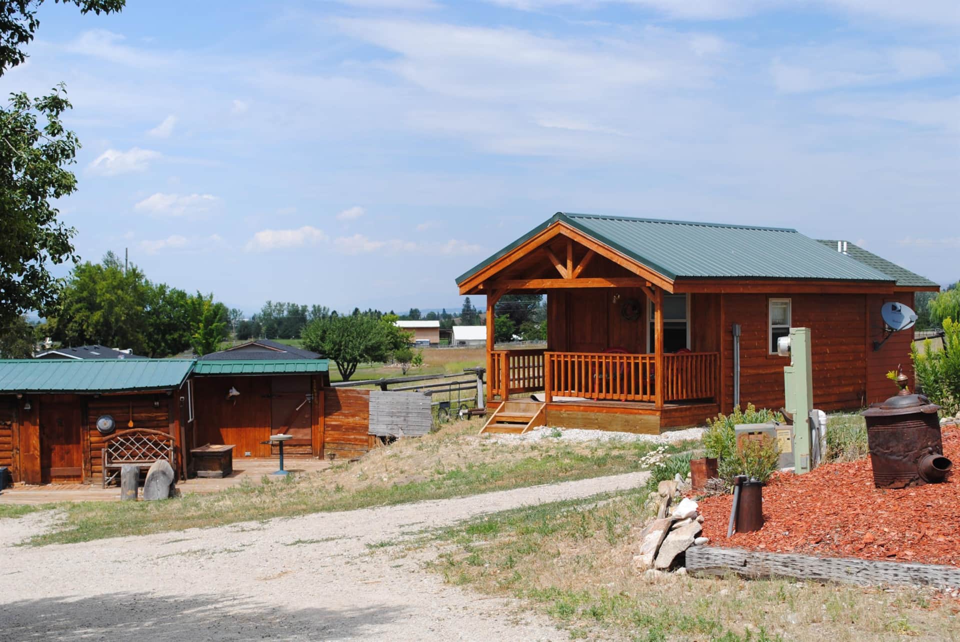 Wilderness Spirit Cabins, pet friendly vacation cabin rentals, Corvallis MT