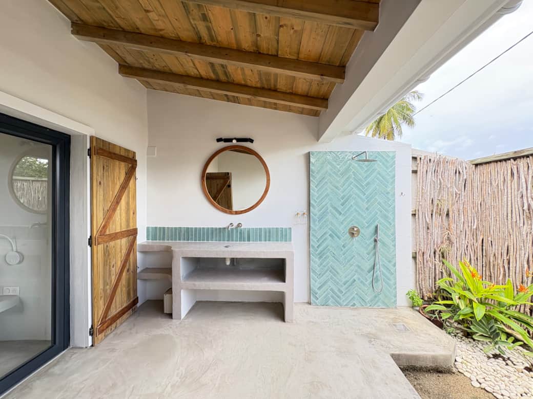 La salle de bain privative de la chambre Cocoa