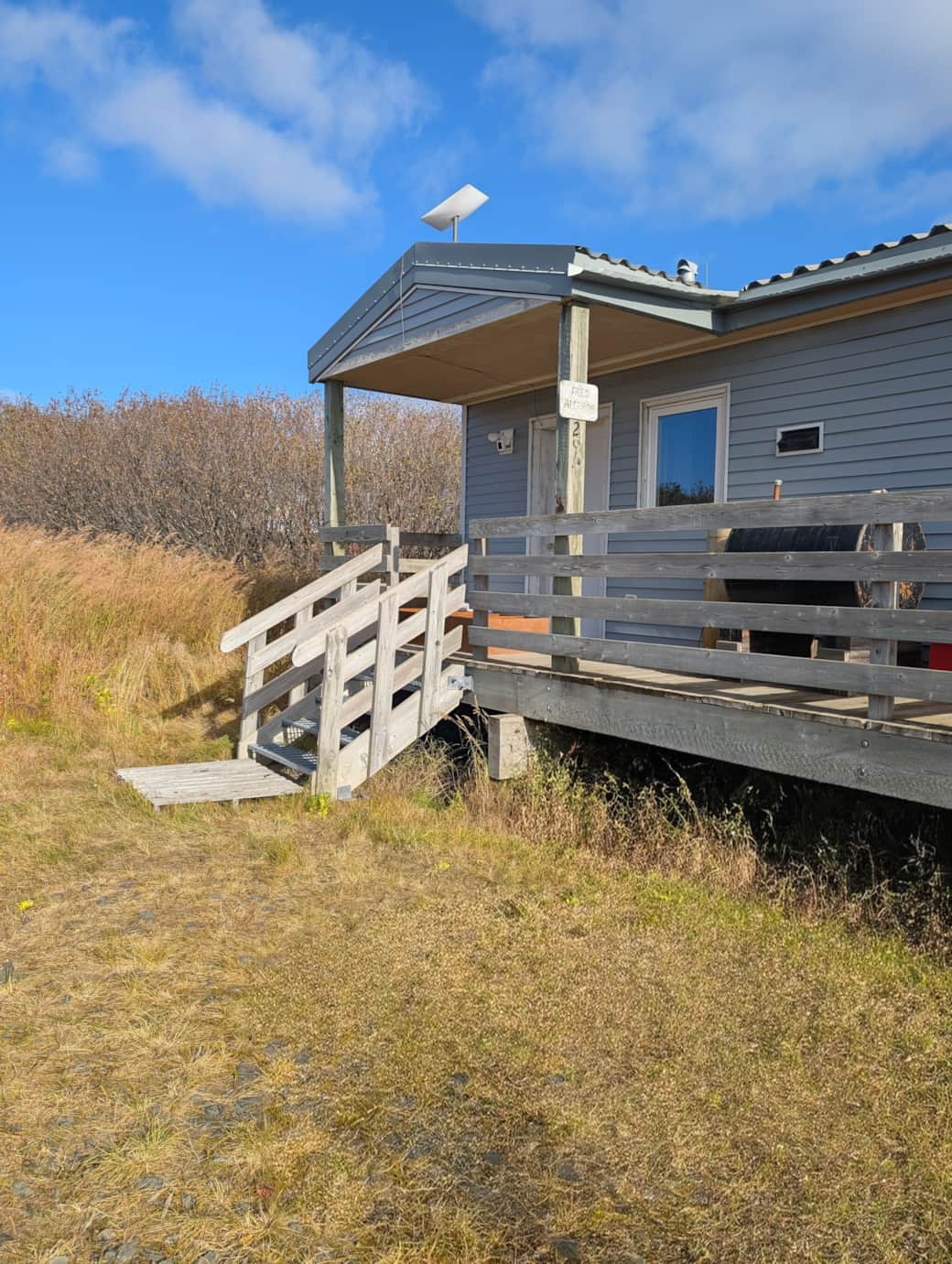 View of porch entrance