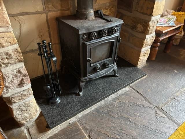 Cosy log burner