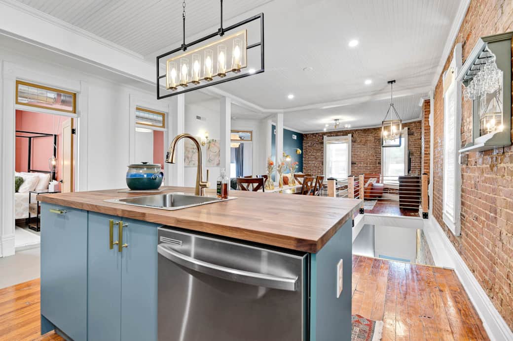Spacious open concept