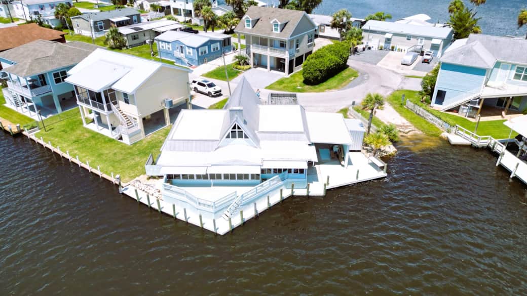 House from above - back of house