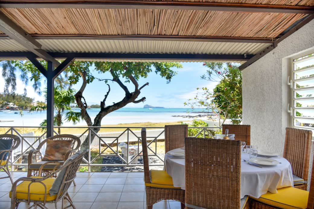 Comfortable terrace with lounge and dining area Comfortable terrace with lounge and dining area