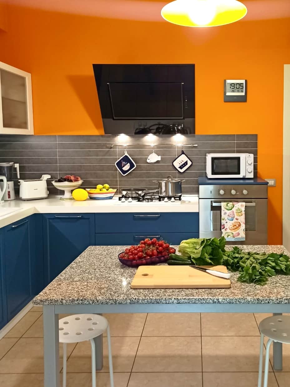 Cucina super atrezzata.