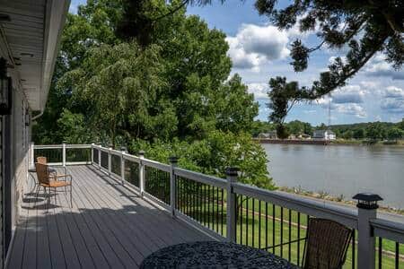 Kitchen Deck with water view