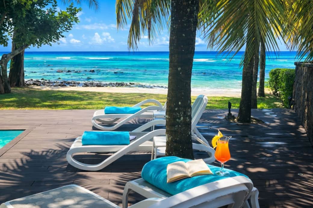 Sun Lounges overlooking the sea
