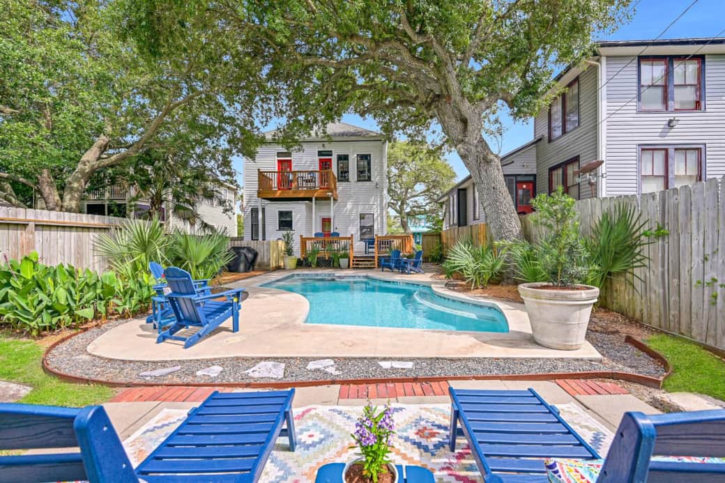 Welcome to 'Lafitte's Lookout'! Stunning, French Quarter style home built in the 1890's is a unique treasure on the island.
Surrounded by beautiful historic homes, on a quiet street, just blocks from any Galveston destination or adventure. Welcome to 'Lafitte's Lookout'! Stunning, French Quarter style home built in the 1890's is a unique treasure on the island.
Surrounded by beautiful historic homes, on a quiet street, just blocks from any Galveston destination or adventure.