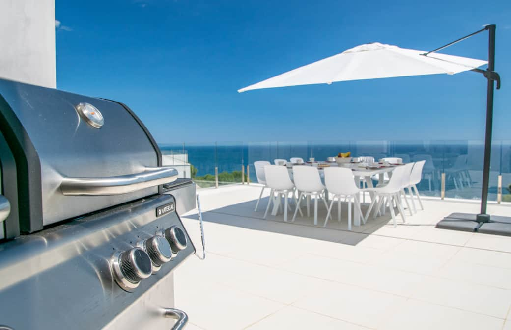 Dining area and barbecue