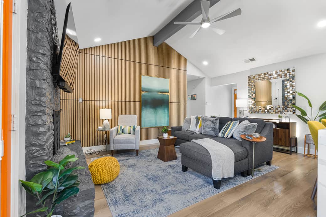 Modern and cozy living room Modern and cozy living room