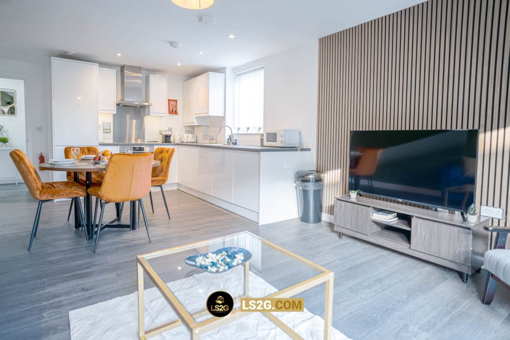 Living room at LS2G Short Lets & Serviced Accommodation Living room at LS2G Short Lets & Serviced Accommodation
