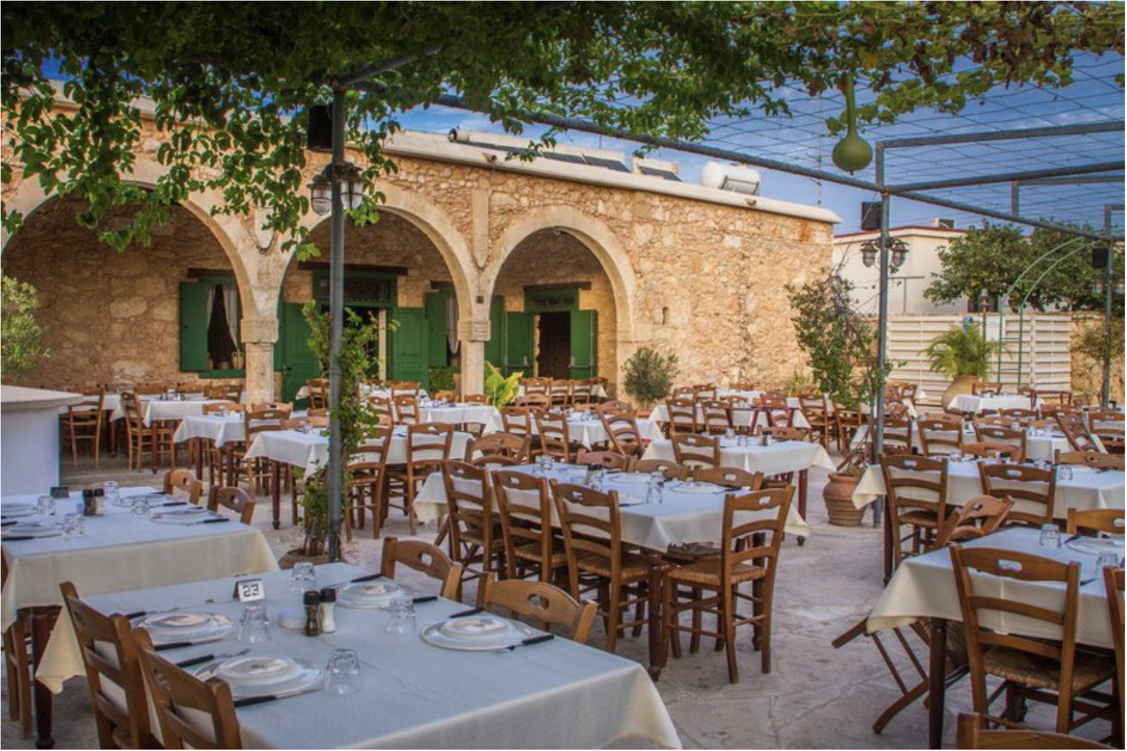 Mousikos restaurant terrace