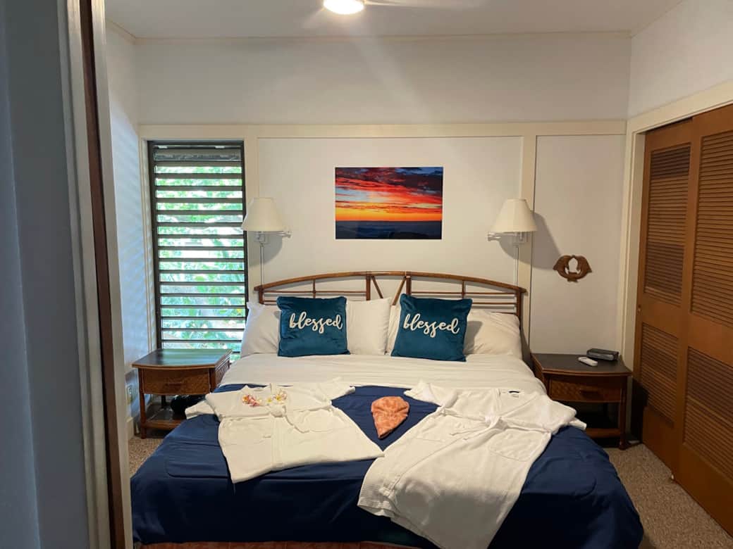 Bed with robes copy 1