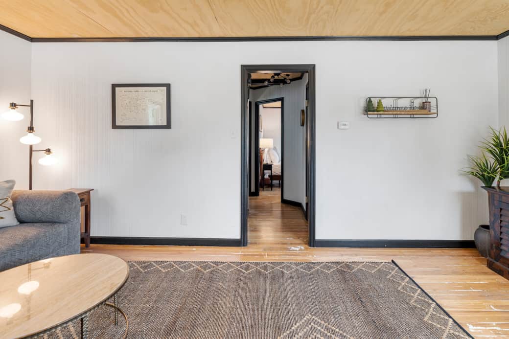 Natural light, chic decor, and plenty of seating make this the perfect spot to relax after exploring