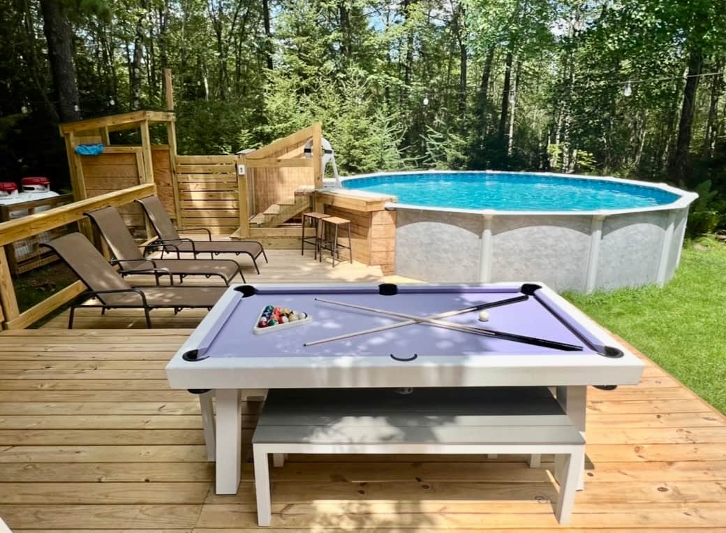 Outdoor pool table Outdoor pool table