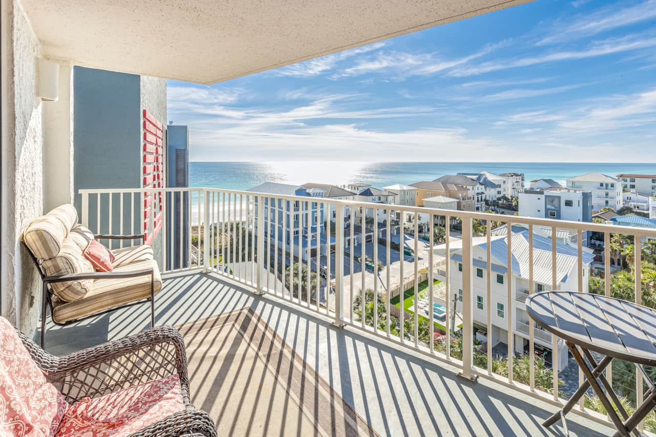 Epic view from your private balcony!