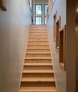 Stairs to second floor