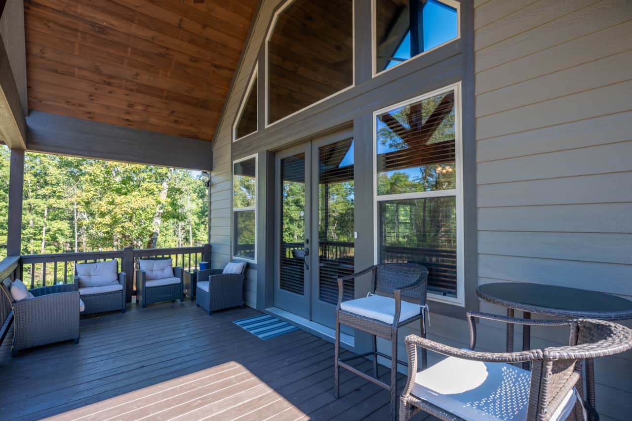 Plenty of outdoor seating for you and your guests.