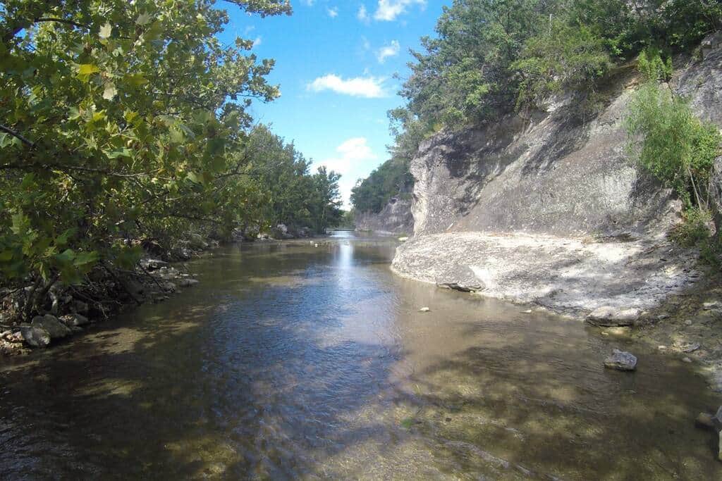 part of the 1/3 mile of creek