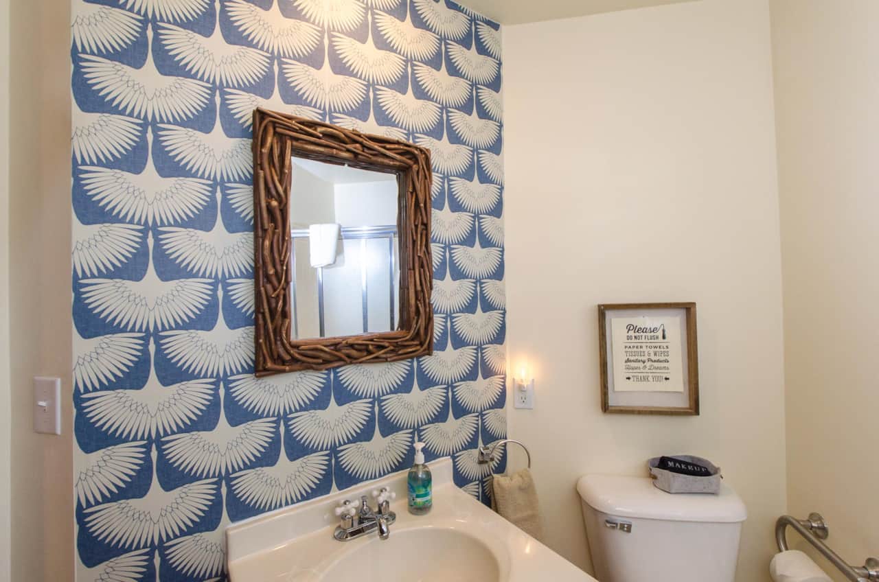 Lower level bathroom