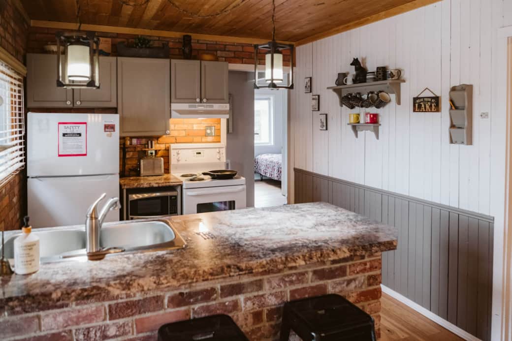 Open concept kitchen