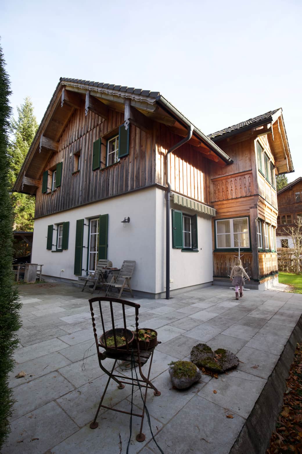 Hausansicht Garten