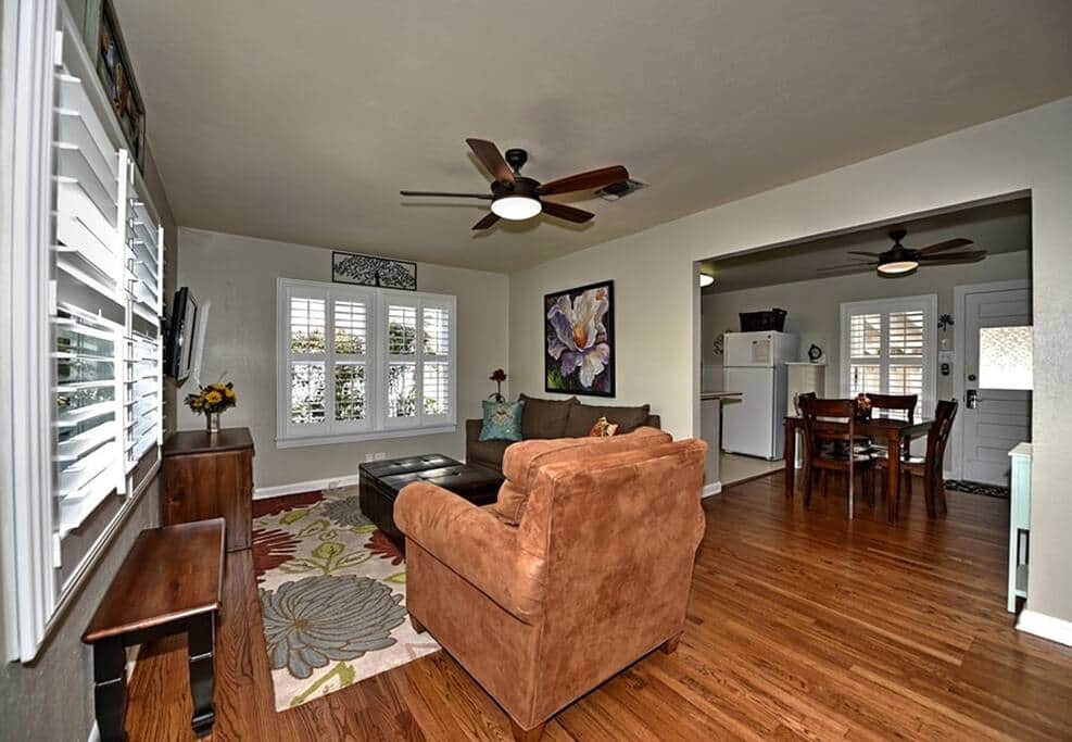 Open floorpan