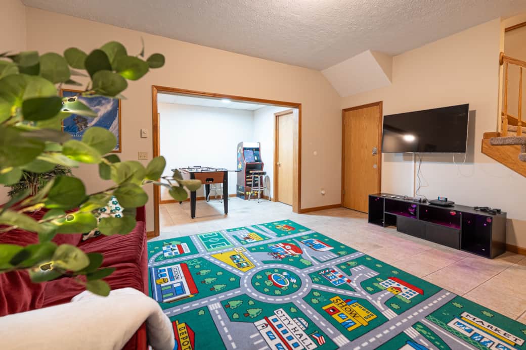 Game room with foosball, NES, Sega Genesis and Pac-man! Game room with foosball, NES, Sega Genesis and Pac-man!