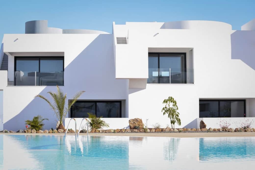 Vista de los apartamentos de la Urbanización 