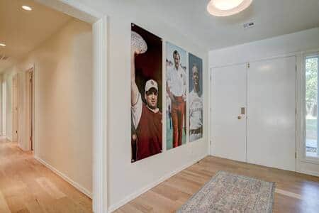 Entry and look back down the hall to the bedrooms