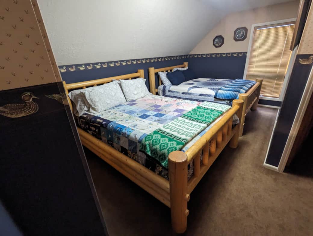 Double Queen Bedroom upstairs
