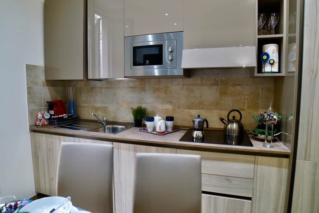Living room kitchen