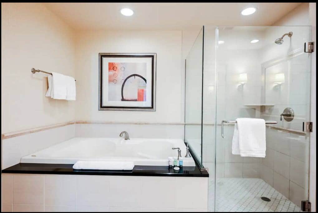 Separate Tub and Shower