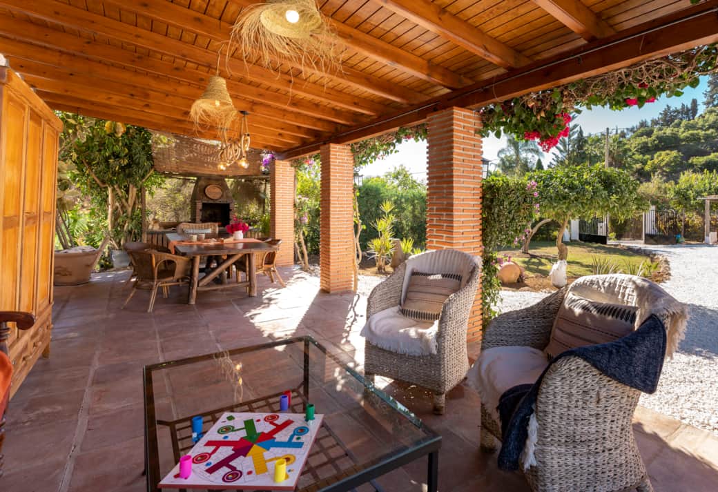 Porche - zona de juegos y lectura Porche - zona de juegos y lectura