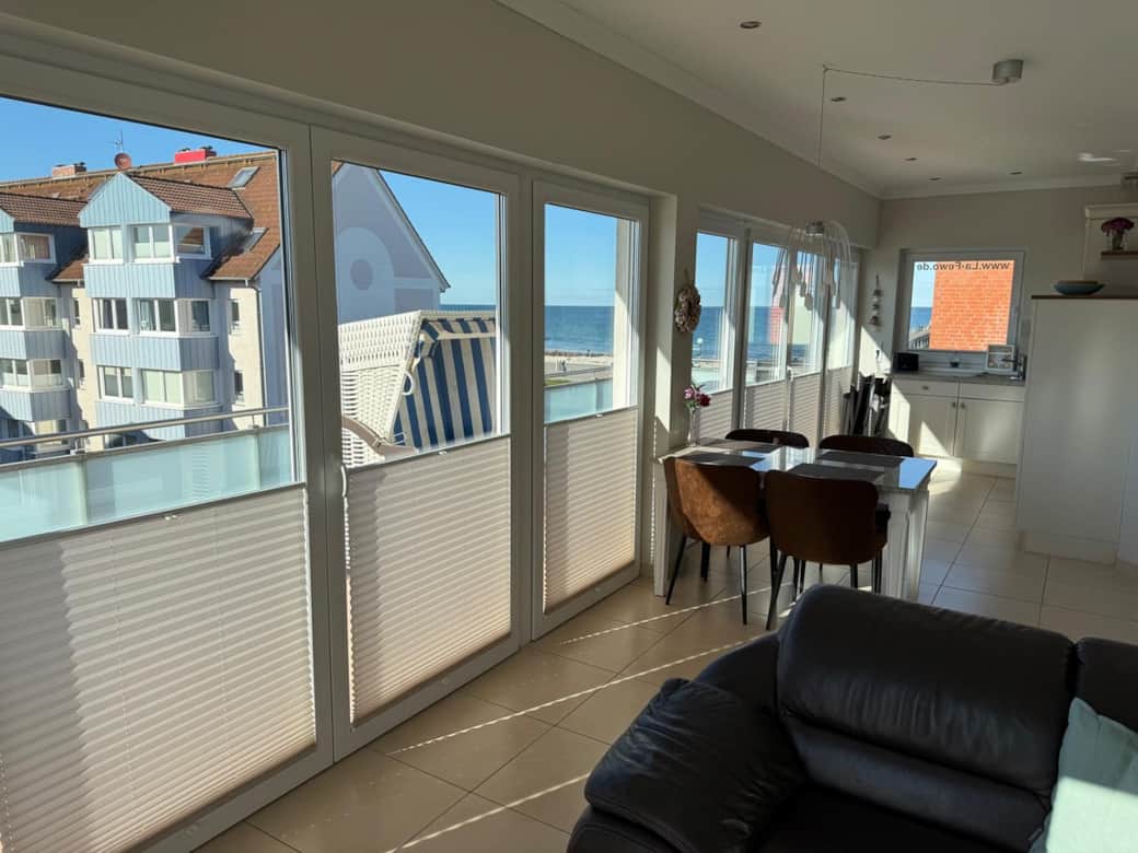 Blick vom Sitzbereich Blick vom Sitzbereich