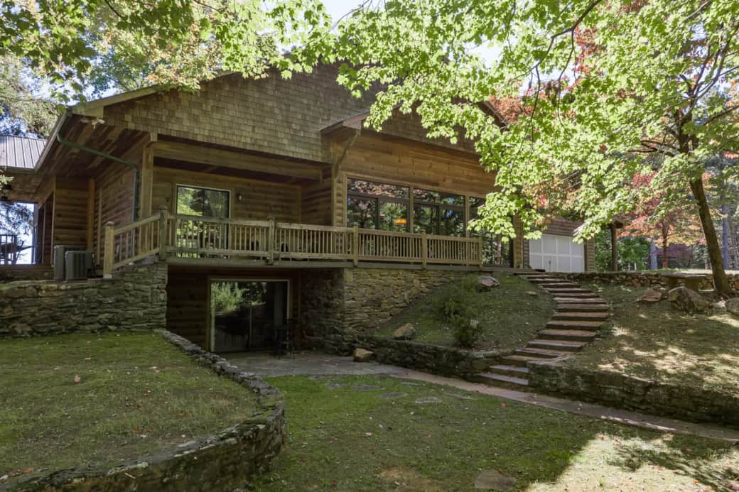 Front yard and garden area
