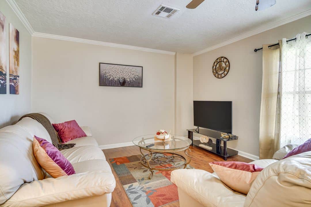 Living Room with Smart TV