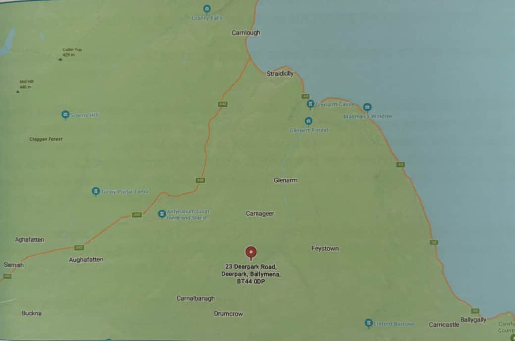 Map of the property location