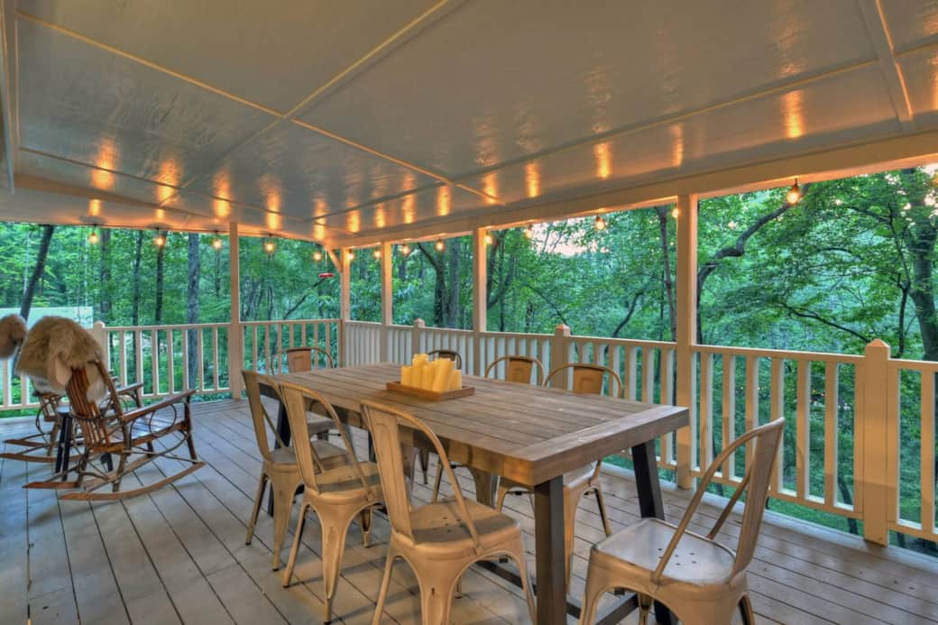 Main level porch