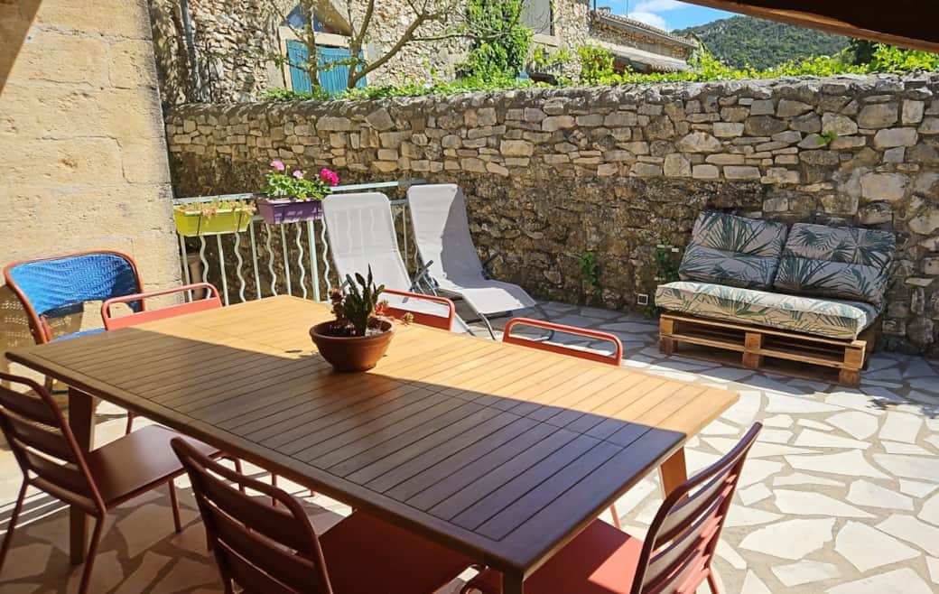 Terrace, soul of the house in summer 