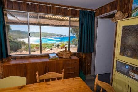 View of the bay from kitchen.